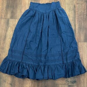 American Eagle Outfitters Dark Blue A-Line Skirt size S NWOT